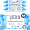 Pura Flushable Toddler Wipes 3 x 60 Wipes (180 Wipes), 100% Plastic