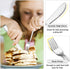 E-far 12-Piece Kids Silverware Set, Stainless Steel Toddler Utensils, Includes 4 Forks, 4 Spoons, 4 Knives, Dishwasher