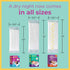 Sposie Booster Pads, 90 ct, Adhesive-Free, Stop Overnight Diaper Leaks, Helps Reduce Diaper Rash, Sizes 4-6