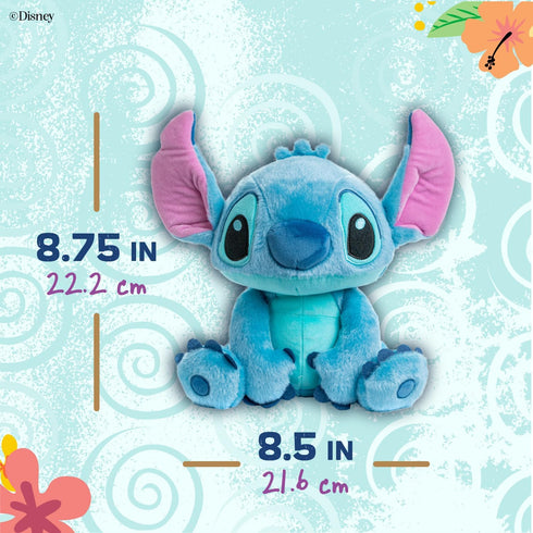 KIDS PREFERRED Disney Laughing & Spinning Stitch Stuffed Animal Plush Toy for Babies & Toddlers, Multicolor