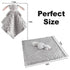 Pro Goleem Loveys for Babies, Soft Security Blanket Snuggle Toy, Newborn Stuffed Animals Baby Gifts for Boys and Girls,