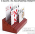 LotFancy Playing Card Holder for Kids, Adults, Seniors, 2 Pack, Wooden Hands Free Card Holders for Playing Cards, Family Card Game Nights, Canasta, Poker Parties, 6” x 3.1” x 2.4”