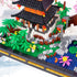 TzFioy Set (2805 Japanese Zen Garden Micro Brick Building Pieces) Tranquil Garden Model Educational Toy Gift for Kids