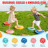 1-3, 3-5 Lehoo Castle Stepping Stones for Kids, Non-Slip Toddler Stepping Stones, Indoor & Outdoor Sensory Toys