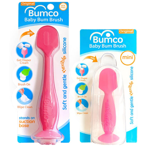 Bumco Baby Bum Brush + Mini Baby Diaper Cream Spatula with Case