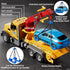 NIPLOOOW 3 4 5 6 7 Kids Toys for Years Old Boys, Tow Truck Toy,Friction Powered Transport Truck Crane Vehicle Toy