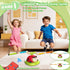 5 1 4-8 3-5 in Musical Jump, Bean Bag Toss Ring Game, Baseball Toys and Stomping Launch Rocket Launcher for Kids Remote