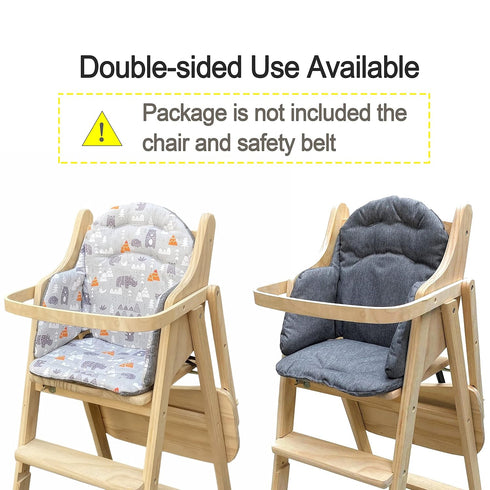 ZARPMA Highchair Cushion Insert Baby High Chair Cover Pad Chair Seat Cushion Liner Mat Padding Wooden Highchair