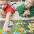 Vileafy 12 Pack Small Animals Puzzles for Kids Ages 3-5, Wooden Toddlers Puzzles
