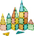 3+ (60 Magnetic Tiles,Magnet Building Blocks Construction Stacking Educational Toy Creative Playboard for Kids Ages