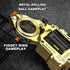 Generic Metal EDC Fidget Gun for Adults - Silent Stress Relief Toy with Bullet Launcher & Tactile Slider, Premium Alloy