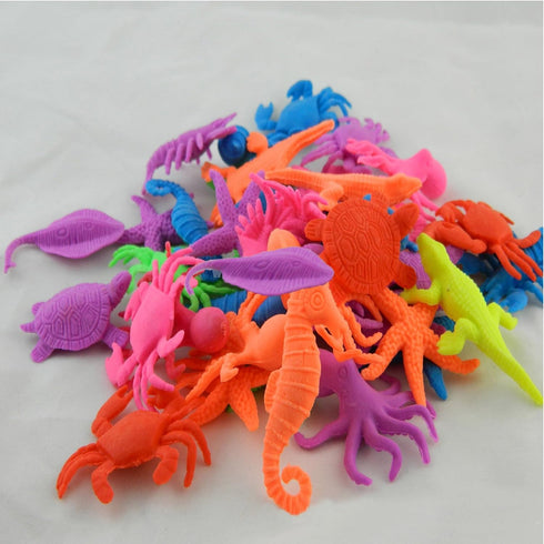 24 Pack Sensory Jelly Water Growing Sea Life Creatures, Fun Educational Learning Toy for Children