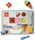 Melissa & Doug Ice Cream Wooden Magnetic Puzzle Play Set - 16 Magnet Pieces with Scooper for Ages 2+