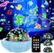 Night Light for Kids,Dinosaur Night Lights Projector,Remote Dimmable Timer Star Projector,360 Slient