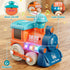 Set 3+, 4pcs 3 4 5 6 7 8 Lipneaed Train for Toddlers, Magnetic Train Toys for Toddlers Trucks Toy Train for Boys
