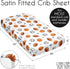 Sweet Jojo Designs Sports Theme Boy Baby Satin Fitted Crib Sheet Infant Newborn Nursery Toddler Bed Room Standard