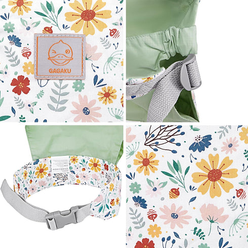 GAGAKU Adjustable Baby Doll Carrier for Kids - Pinecones Green - Perfect for Reborn Play