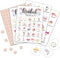 Bridal Bingo Cards for 24 Players | Bridal Shower Game for Wedding/Bachelorette Party Activities & Decorations (06)