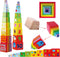 TOWO Wooden Stacking Boxes - Nesting and Sorting Cups, Numbers, Alphabet, Animals Blocks for Toddlers, Educational Toys