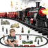 Set 2-4, Sets 3-8 Train for Toddlers Electrical Trains with Track, Smoke, Light, Sound and Scene, Christmas Train