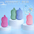 4 Pieces Baby Bath Sponge, Soft and Absorbent Cotton Sponge for Kids Babies (Red, Purple, Green, Blue)