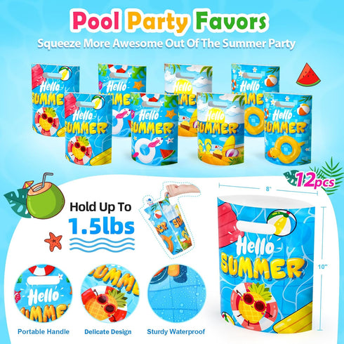 3-4-5-8-12, 96PCS Summer 4-8-12 INNOCHEER Pool Party Favors Beach Party Favors for Kids Goodie Bags Stuffers for Kid