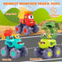 1 2 3 1-3, 1st 1 2 3 OCATO Monster Truck Toys for Year Old Boy Birthday Gift, Construction Toys Pull Back Cars