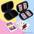Travel Card Games Case for Enterprises Five Crowns Set, Hard Carrying Case for UNO and Phase 10 (Not Including Cards)