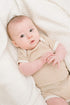Cozy Lulujo Waffle Weave Baby Blanket in Vanilla