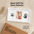 Inkless Hand and Footprint Kit, Boy, Girl, Newborn Keepsake - No Mess Ink Pad for Baby Handprint, Clean Touch Paw Print