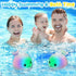 TFS TOP·FANS Baby Whale Bath Toy: Light Up Fountain for 6-12 Months Old, Bathtub Sprinkler Water Toys for Toddlers