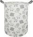 Kids Hamper Baby Storage Bins Gift Toy Box Organizer, Waterproof Laundry Basket Large Canvas Collapsible Chest for Boys