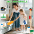 Set Set, 3+ Wooden Kids Cleaning with Spray Mop, Montessori Cleaning Toys Real Water Sprayer and Toddler Broom Mop