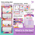 Potty Training Chart for Toddlers Girls, Unicorn Design - 4 Week Sticker Reward Chart with 213 Stickers