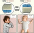 38x24x3 Mini Crib Mattress Dual-Sided Soft Cotton Cover Premium Ventilated Cooling Memory Foam Baby Mattress w