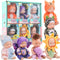 Hanaive 6 Pcs Mini Baby Dolls, 4 Inch Lifelike Realistic Dolls, Cute Mini Reborn Dolls for Girls Toddlers Birthday Gifts