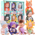 Hanaive 6 Pcs Mini Baby Dolls, 4 Inch Lifelike Realistic Dolls, Cute Mini Reborn Dolls for Girls Toddlers Birthday Gifts
