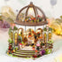 1:24 TuKIIE DIY Miniature Dollhouse Kit with Furniture, Scale Creative Room Mini Greenhouse Wooden Doll House for Kids