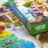 Springbok Crisp Morning 1000 Piece Jigsaw Puzzle for Adults and Families - Cat Enjoying Lakeside View, 30" x 24"