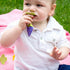 Innobaby Original Teethin Smart EZ Grip Fruit Teether and Sensory Toy for Babies in Apple - BPA Free