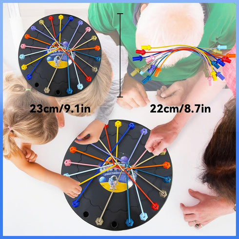 RQAMRCU Brainy Knots Rope Untangling GameChildren's Rope Challenge GameStrategy Untangling Challenge Puzzle Suitable