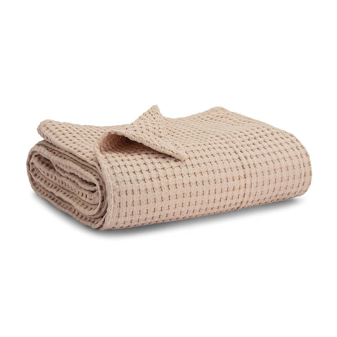 Comfy Cubs Waffle Weave Baby Blanket - 40 x 40 Cotton Blanket