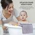Sunny zzzZZ Ultra Soft 24 Pack Baby Washcloths - 10x10 Inches Coral Fleece, Extra Absorbent for Sensitive Skin