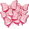 Hicarer 6 Pcs Pink Bow Balloon, 35 Inch and 15 Inch Polka Dot Foil Balloons for Birthday Wedding Theme Party