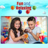 Bulk Mini Stress Balls (25 Pack) 2-3 Inch Soft Squeezable Fidget Toy Balls, Variety of Shapes & Colors for Kids Party