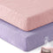 Unnivoll Muslin Crib Sheets for Boys Girls, 100% Cotton Fitted Crib Sheet