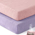 Unnivoll Muslin Crib Sheets for Boys Girls, 100% Cotton Fitted Crib Sheet