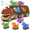 Veslier Dinosaur Car Toy for 2 3 4 5 Years Old Boys,