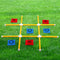 OTTARO Giant Tic Tac Toe Game Outdoor Indoor for Family, Outdoor Bean