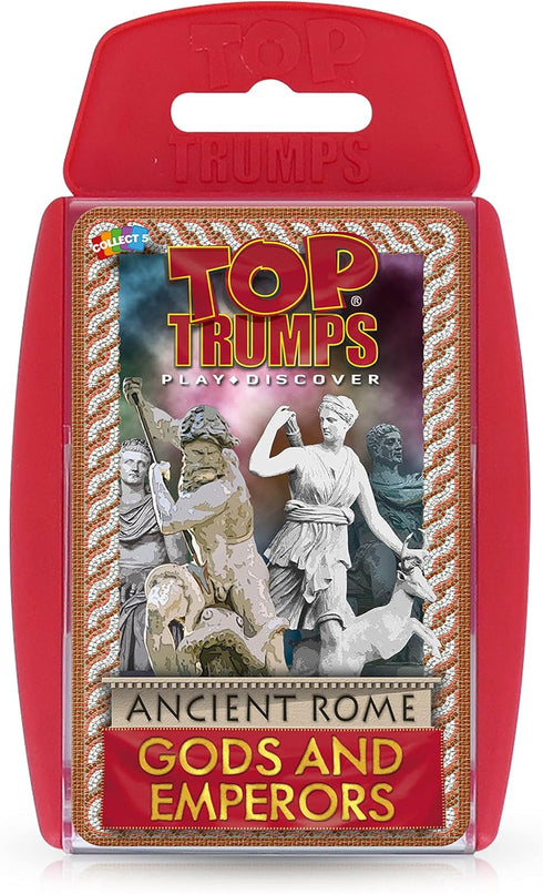 Top Trumps Card Game Ancient Rome - Family Games for Kids and Adults - 2 Players and More